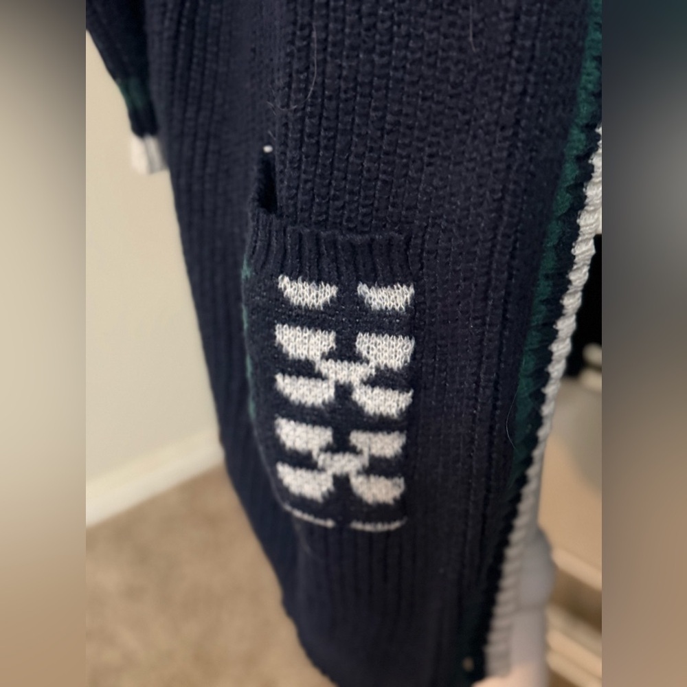 Bloomchic Blue Button Down Cardigan - image 3